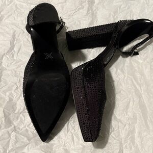 4.5” Black Platform Heels